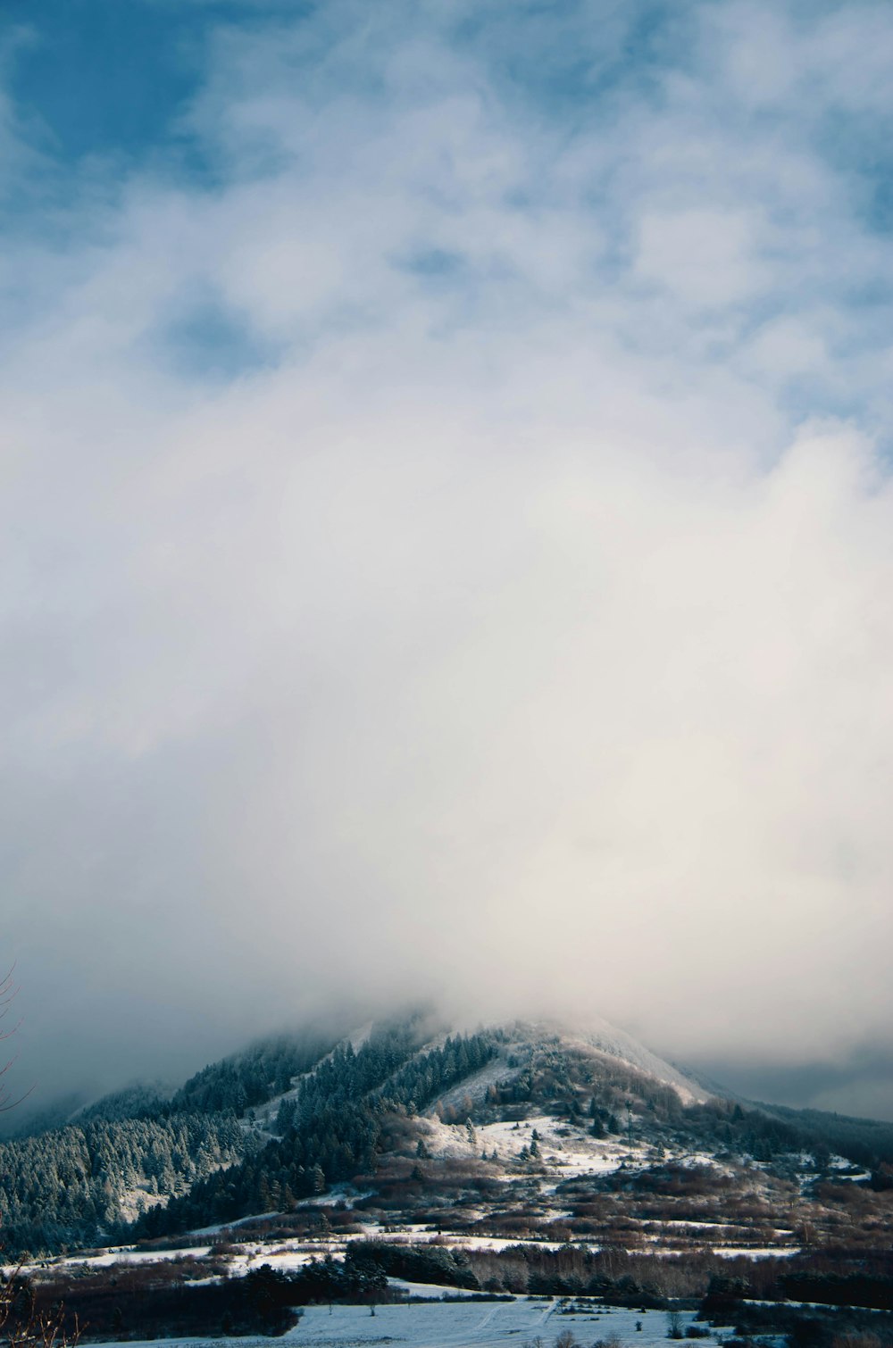 a group of clouds in the sky