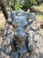 A beautiful depiction of the sacred cow, symbolizing motherhood.