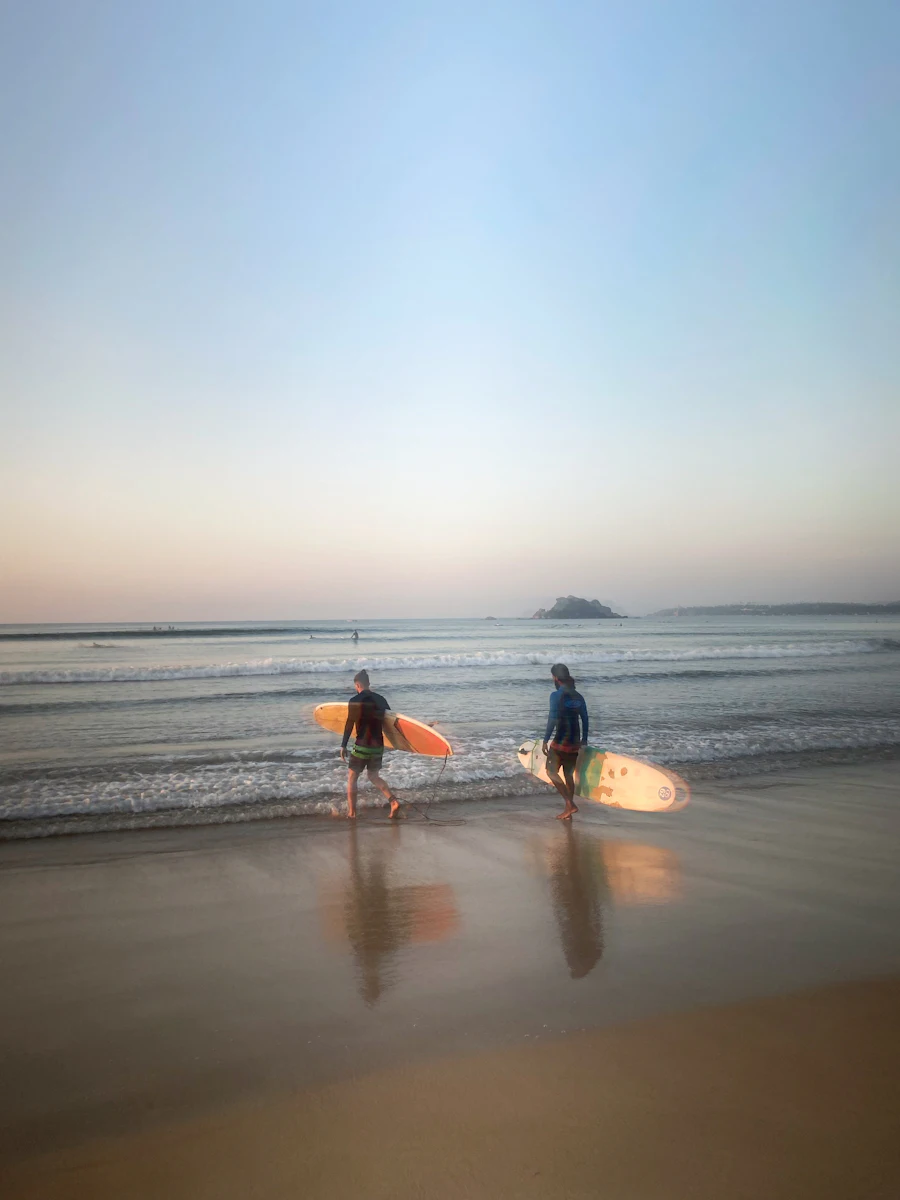 Surf at sunrise