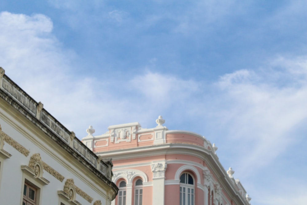 a building with a clock on the front of it