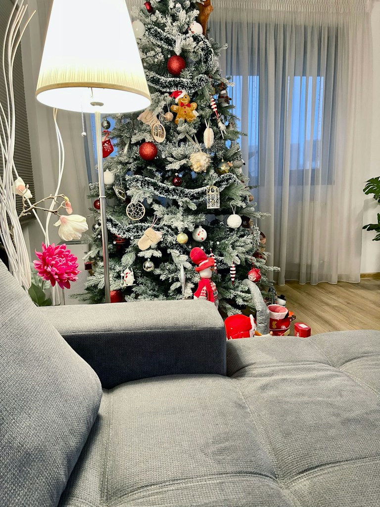 Árbol navideño decorado
