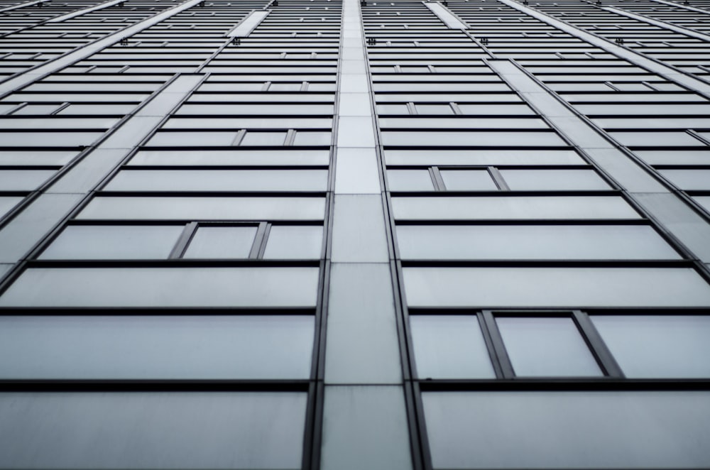 a very tall building with lots of windows