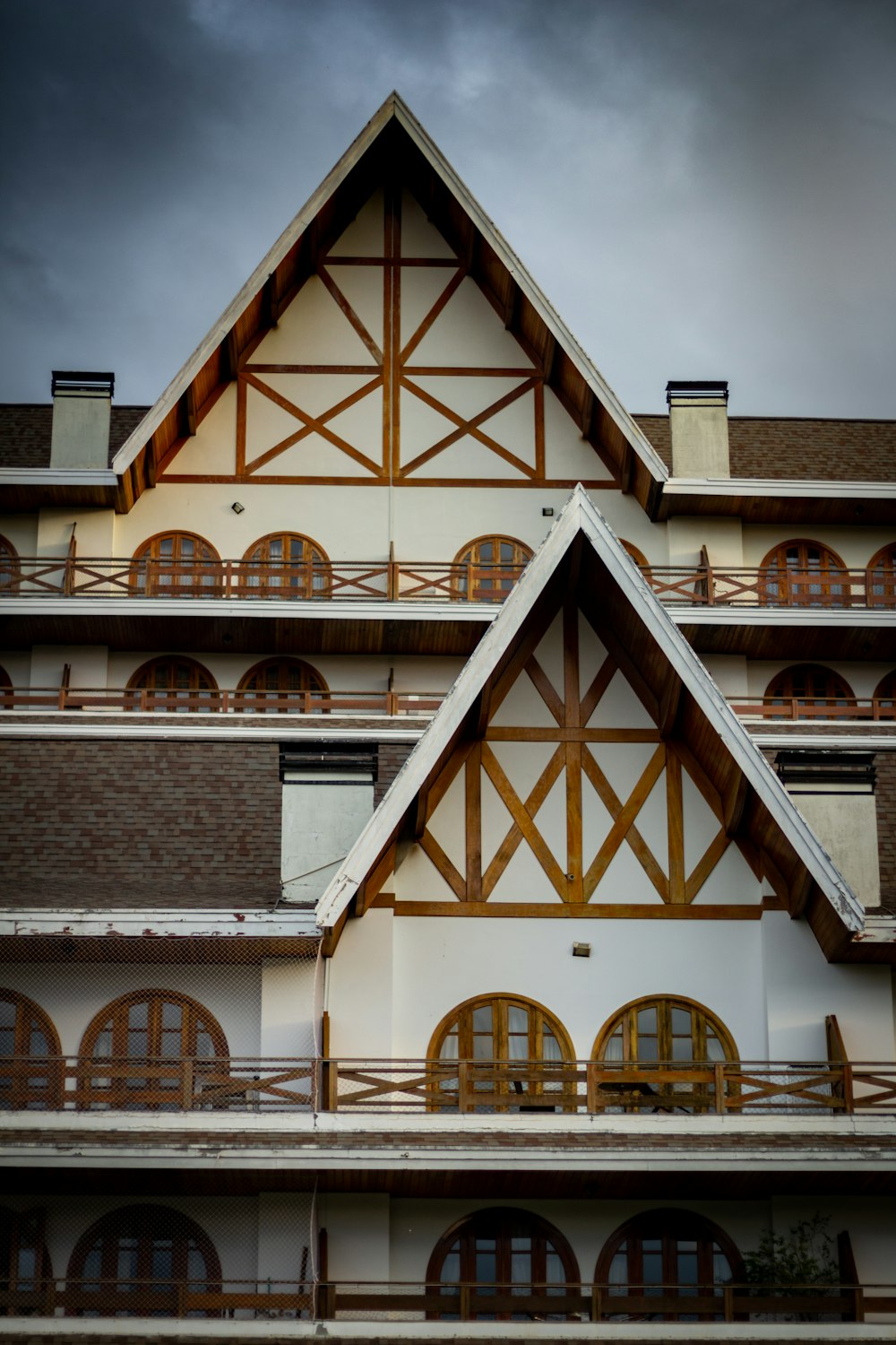 a building with a clock on the front of it