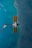 a space shuttle flying over a body of water