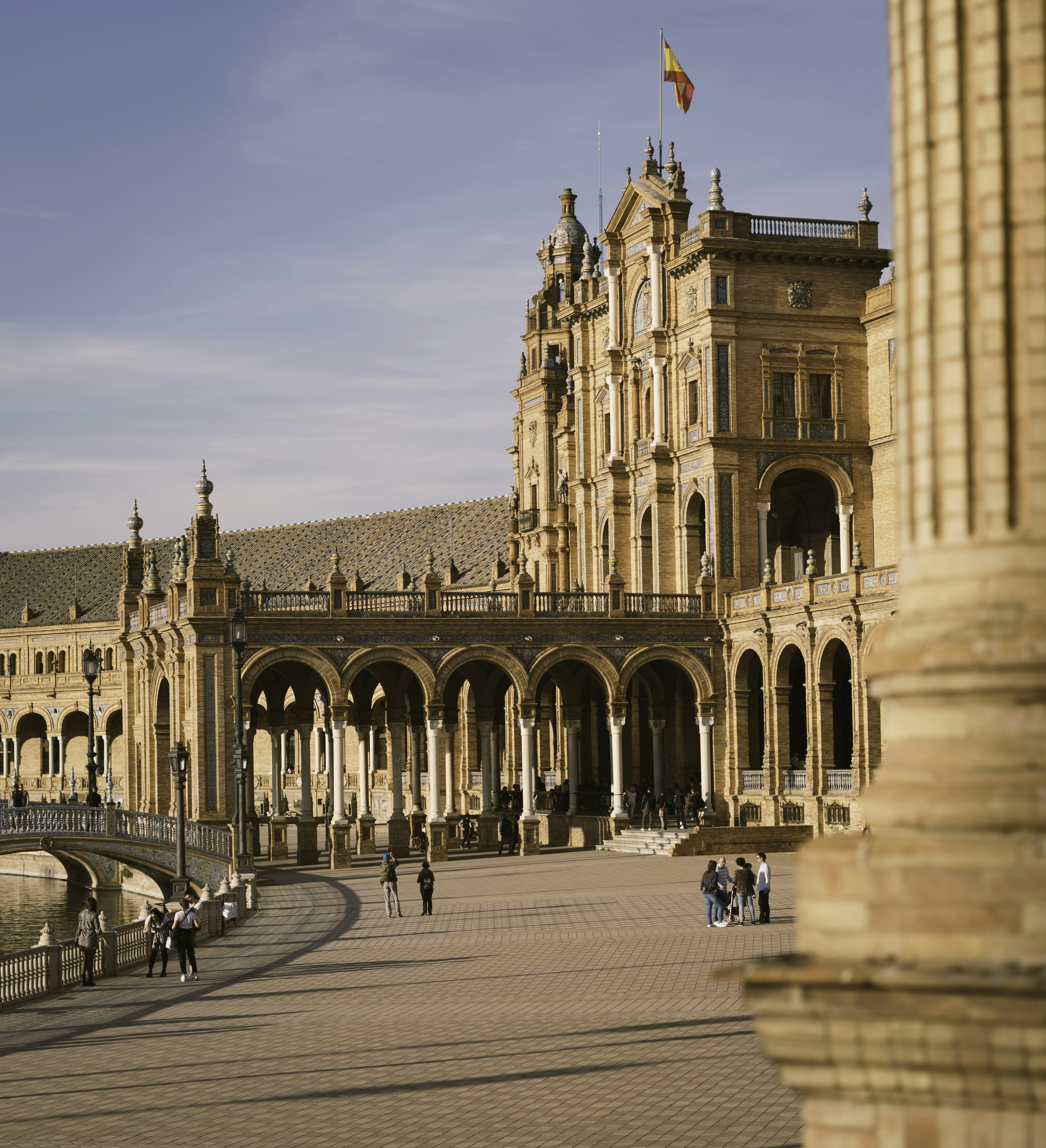 The iconic Plaza de España in Sevilla 🇪🇸 (before covid)