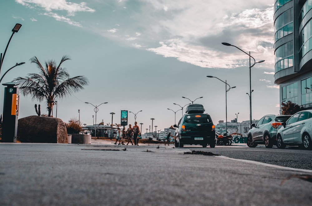 a car that is sitting in the street