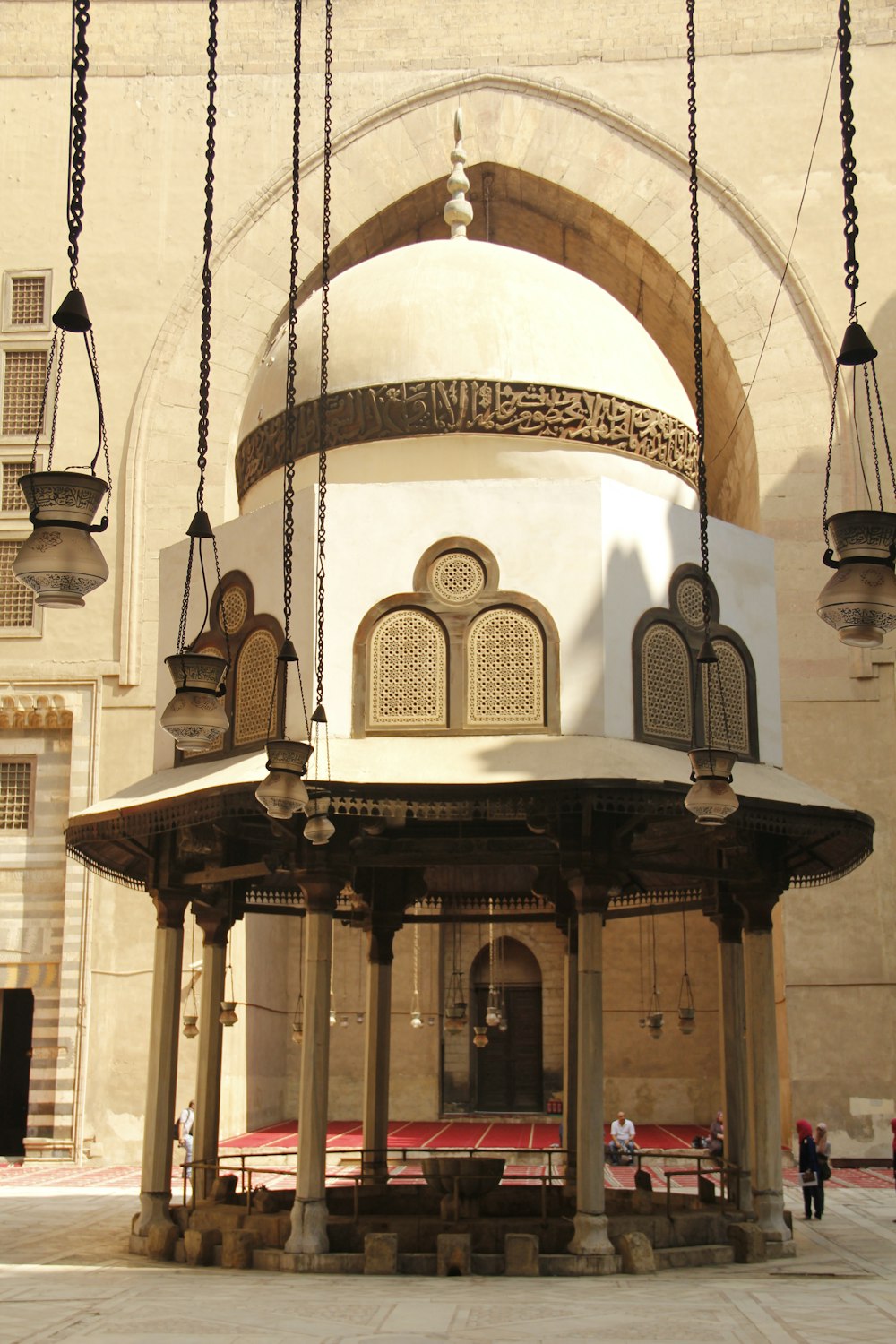 a large white building with a white dome on top of it