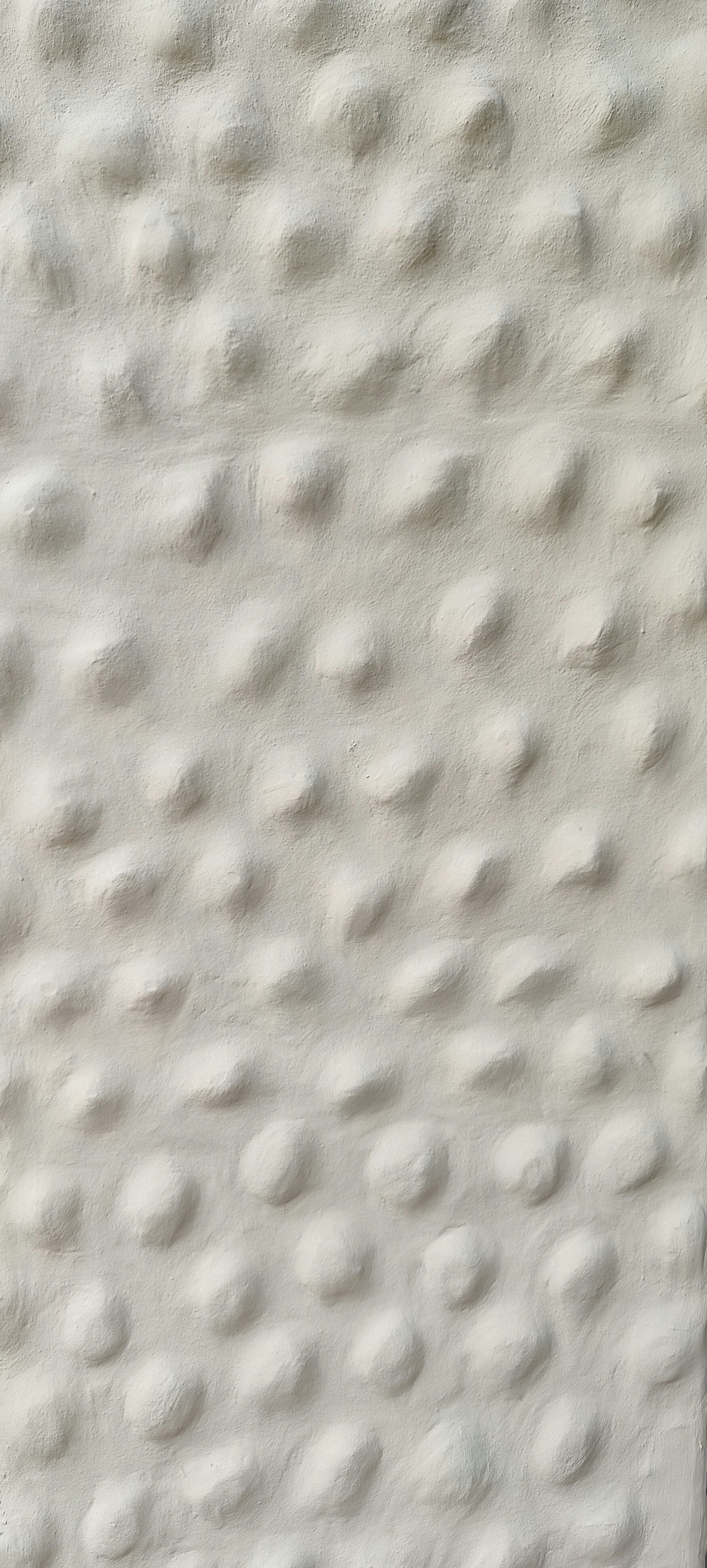 a black and white photo of a white wall