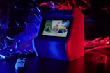 a video game sitting on top of a table