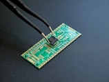a close up of a piece of electronic equipment