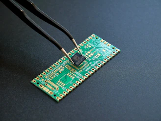 a close up of a piece of electronic equipment