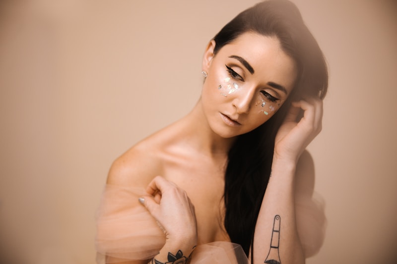 Tattooed arm elegance