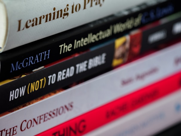 A close-up of educational materials and books.