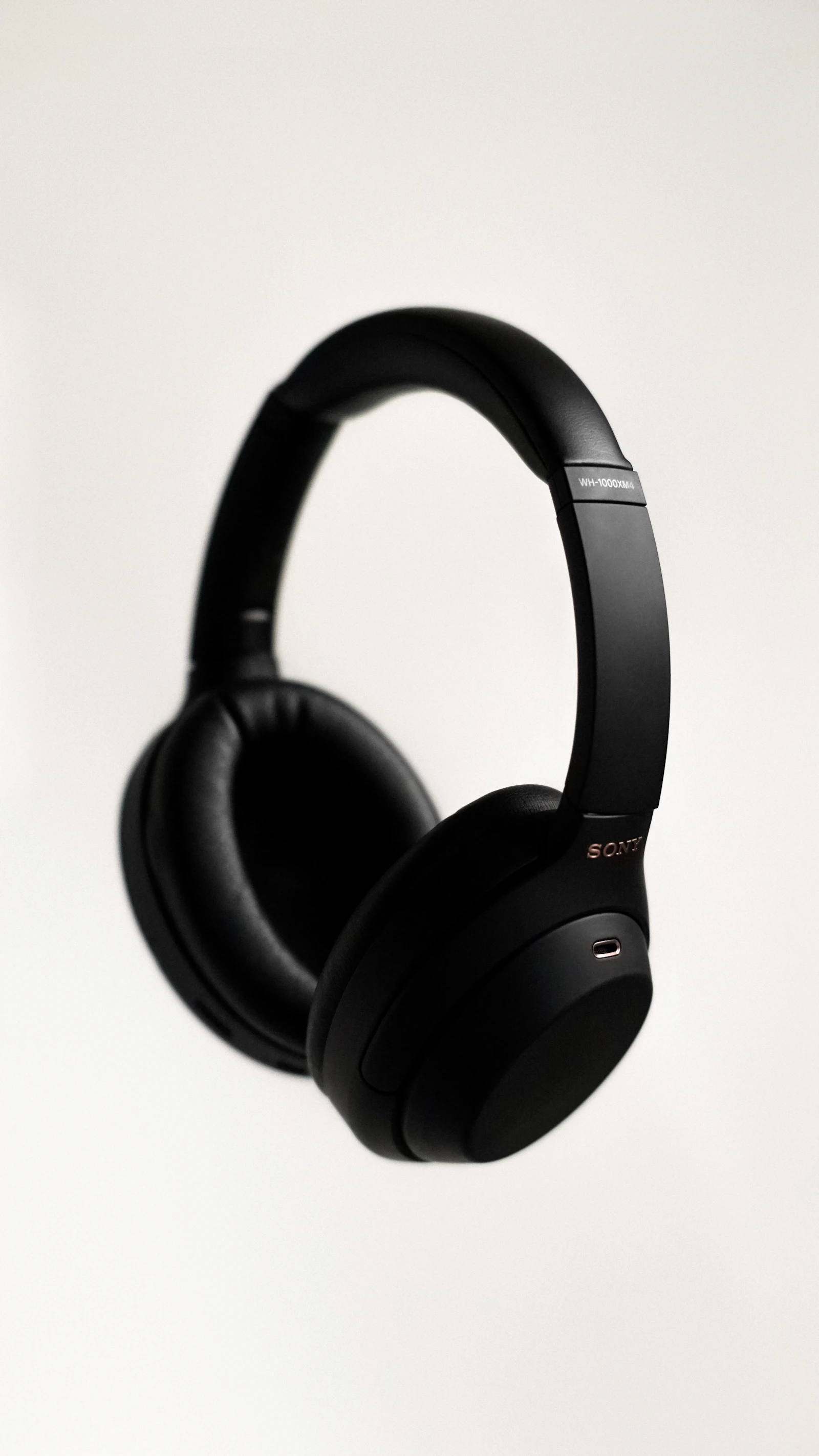 Black Sony WH-1000XM headphones