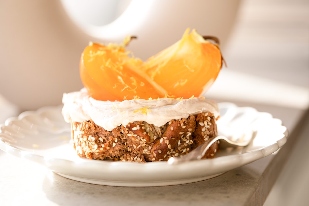 Bagel with Cream Cheese and Orange