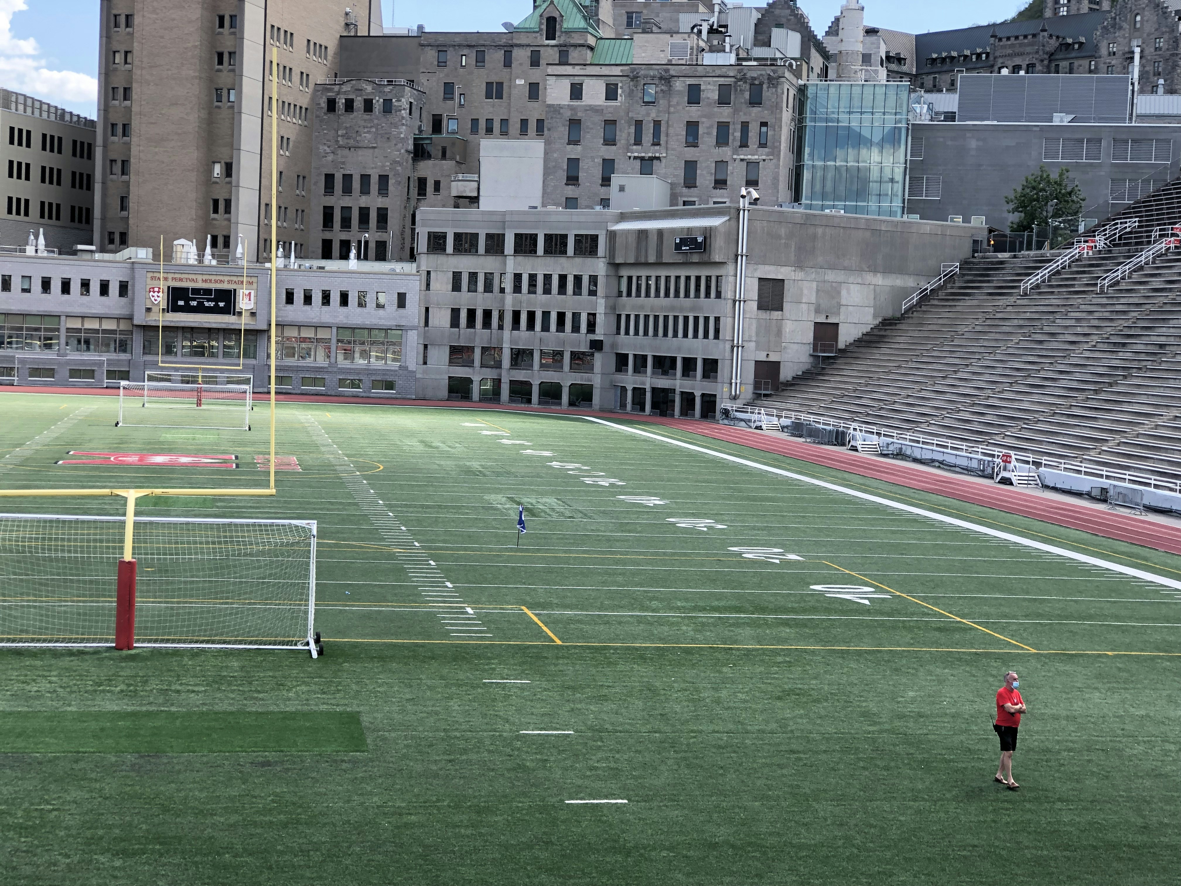 Elite football training in Montreal