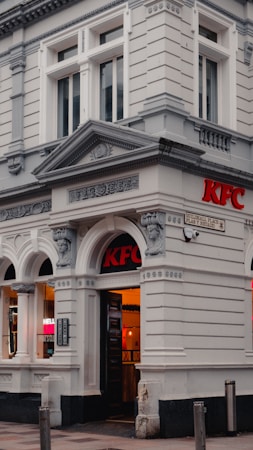 KFC restaurant storefront