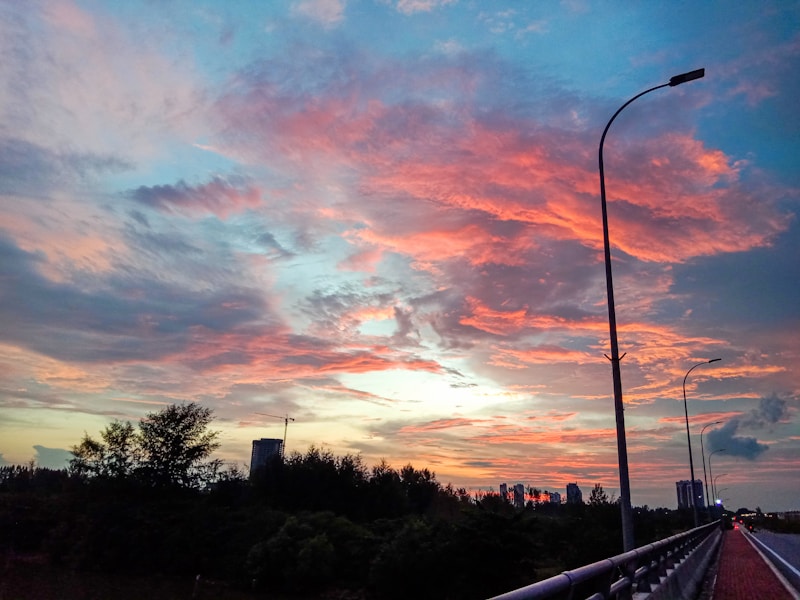 Adelaide street light evening ambiance