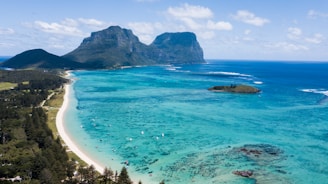 Lord Howe Island, Australia: Lord Howe's volcanic peaks and serene beaches.