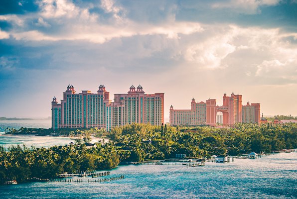 A view of a resort and a body of water — Nassau, Bahamas