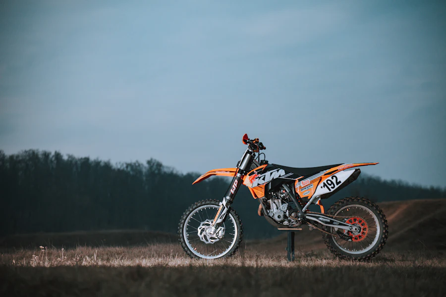 Trail and dirt bike motorcycle