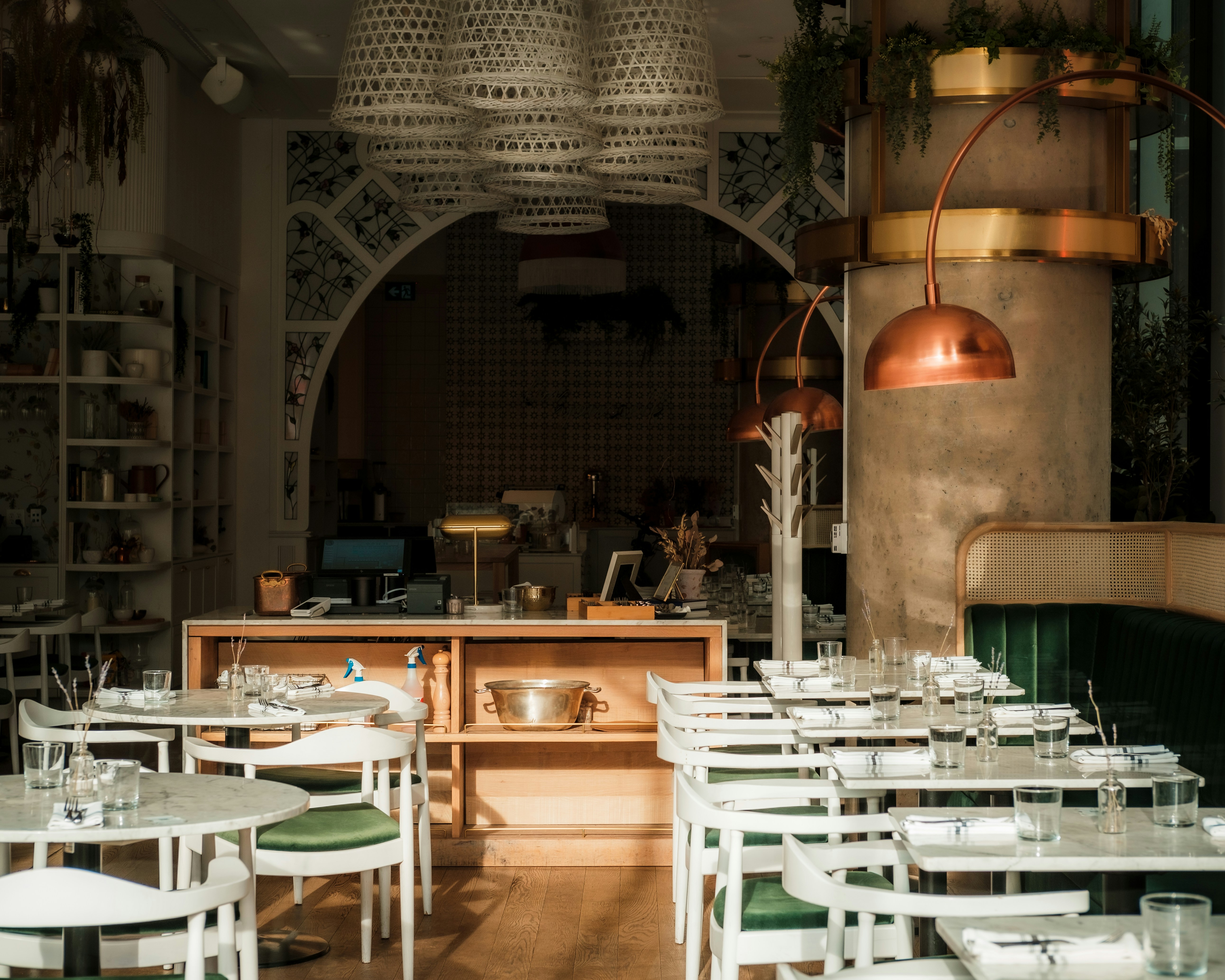 LUXBAR's neat bar and dining area - sports bars gold coast chicago