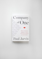 a copy of the book company of one by paul jarviss