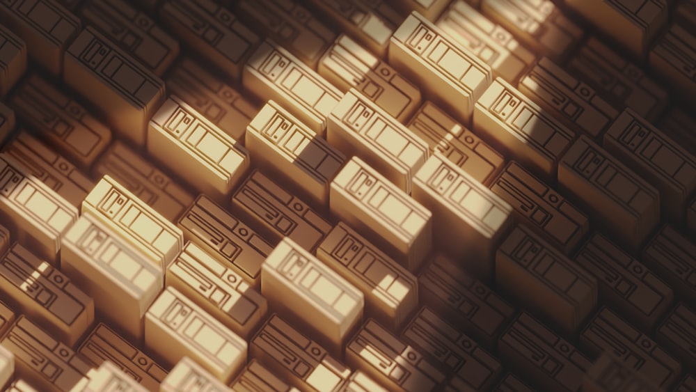 a close up of a computer keyboard with a blurry background