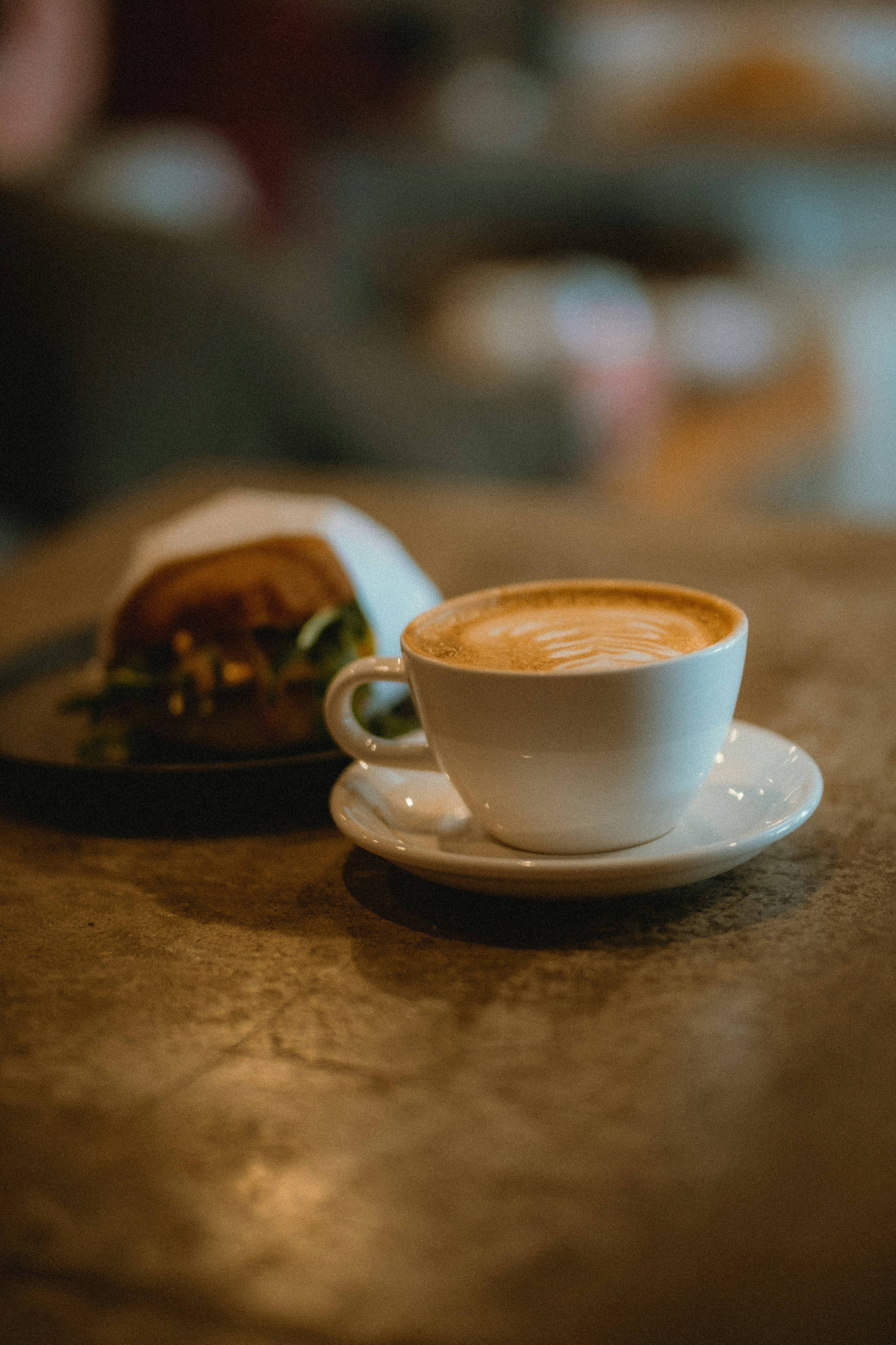 a cup of coffee sitting on top of a saucer