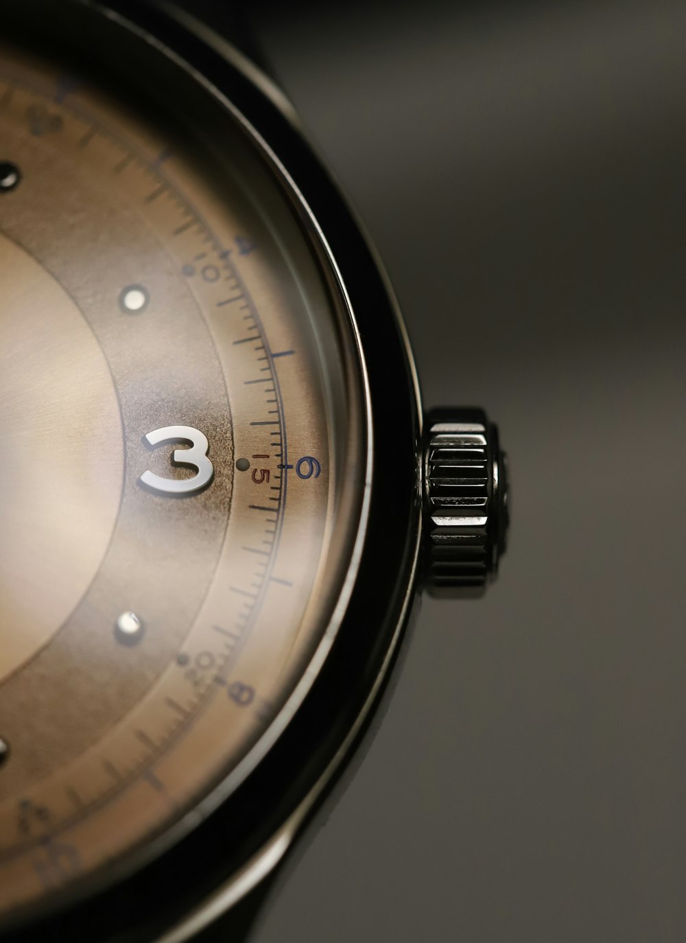 a close up of a watch on a table