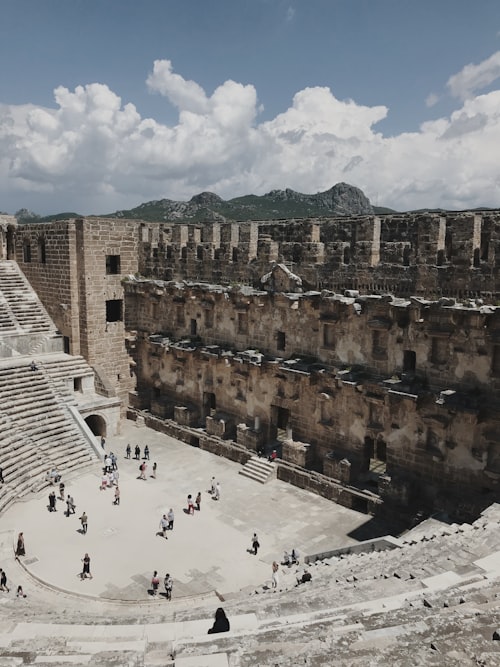 Phaselis ruins by the sea