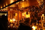 Seasonal crafts and products for sale.