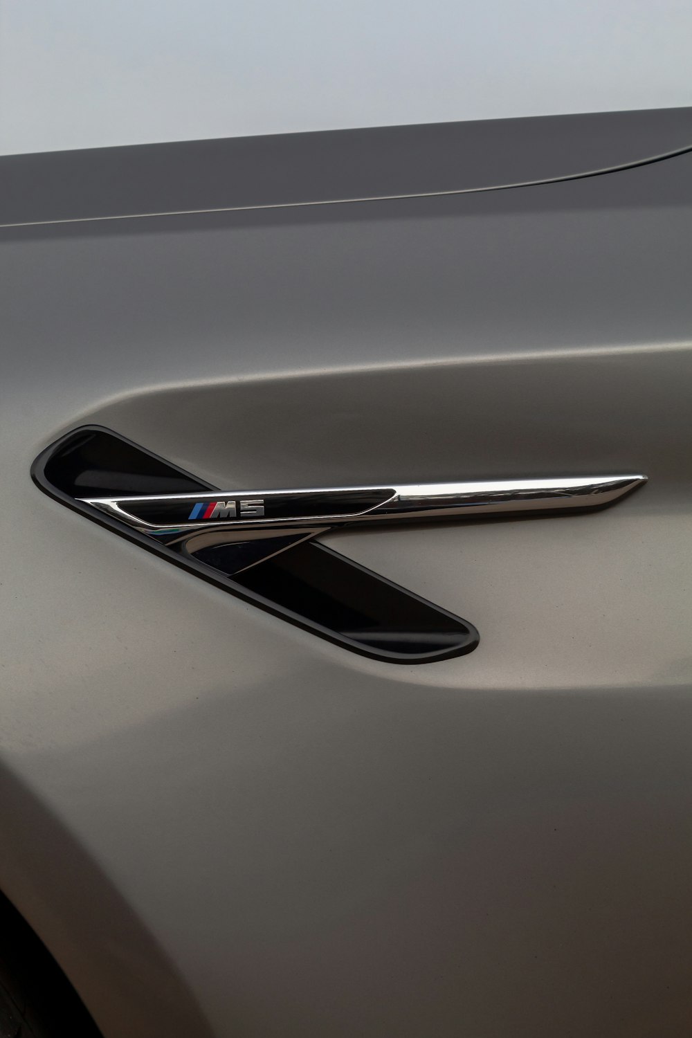 a close up of a bmw emblem on a car