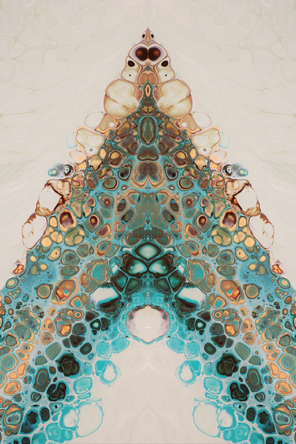 una imagen de un diseño abstracto formado por círculos