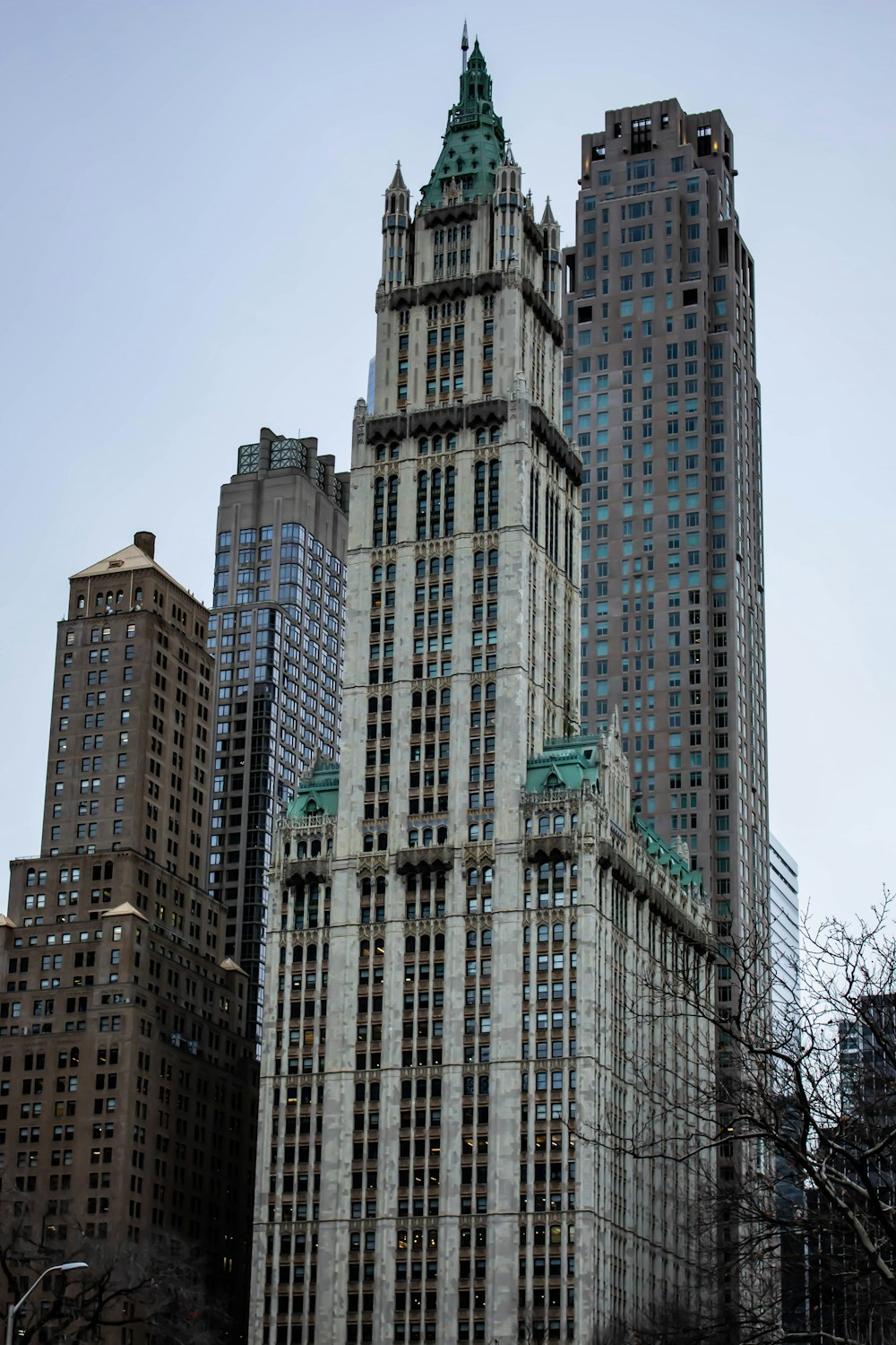 a tall building with a clock on the top of it