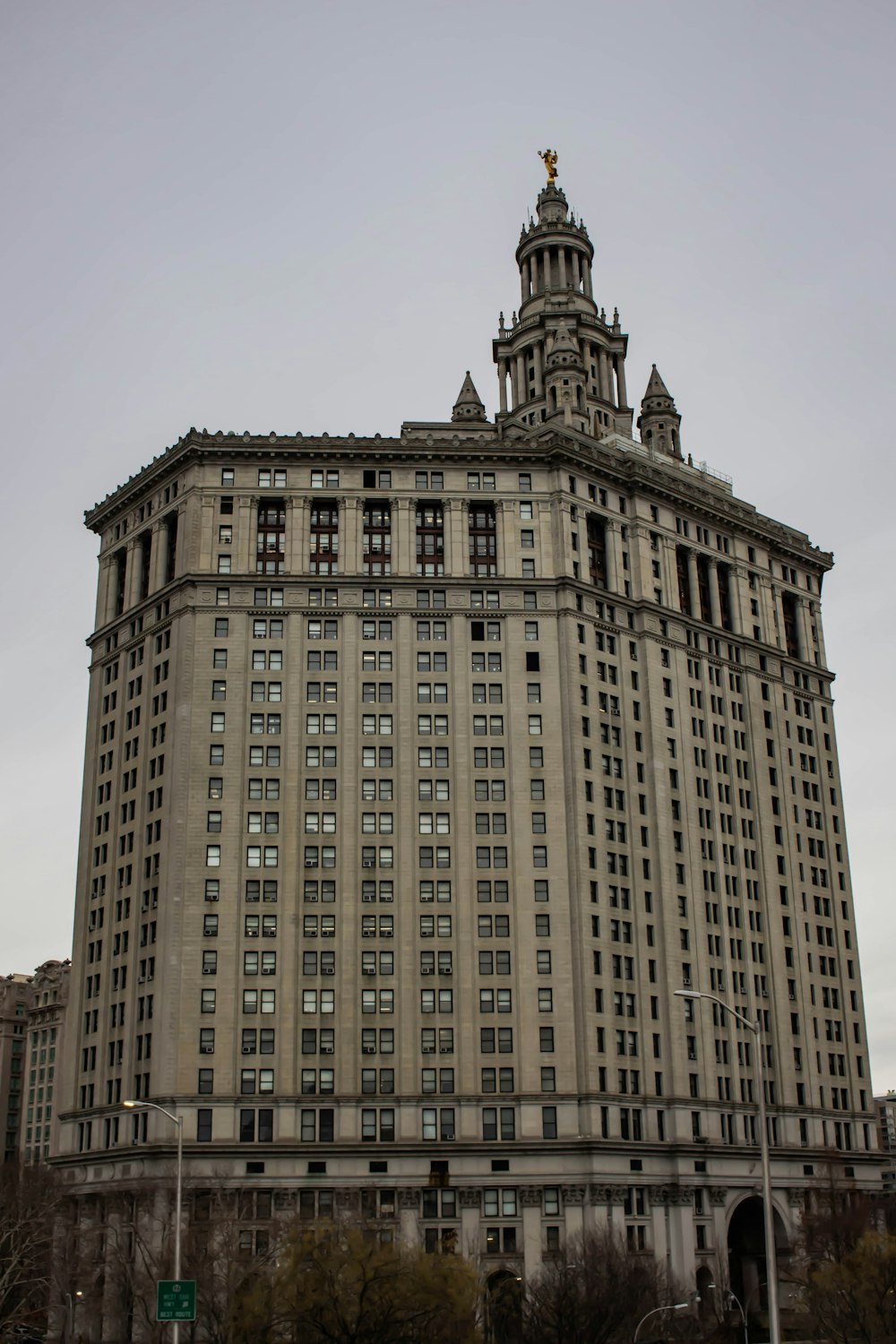 a large building with a clock tower on top of it