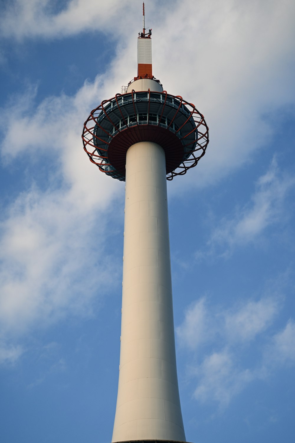 a tall tower with a sky background