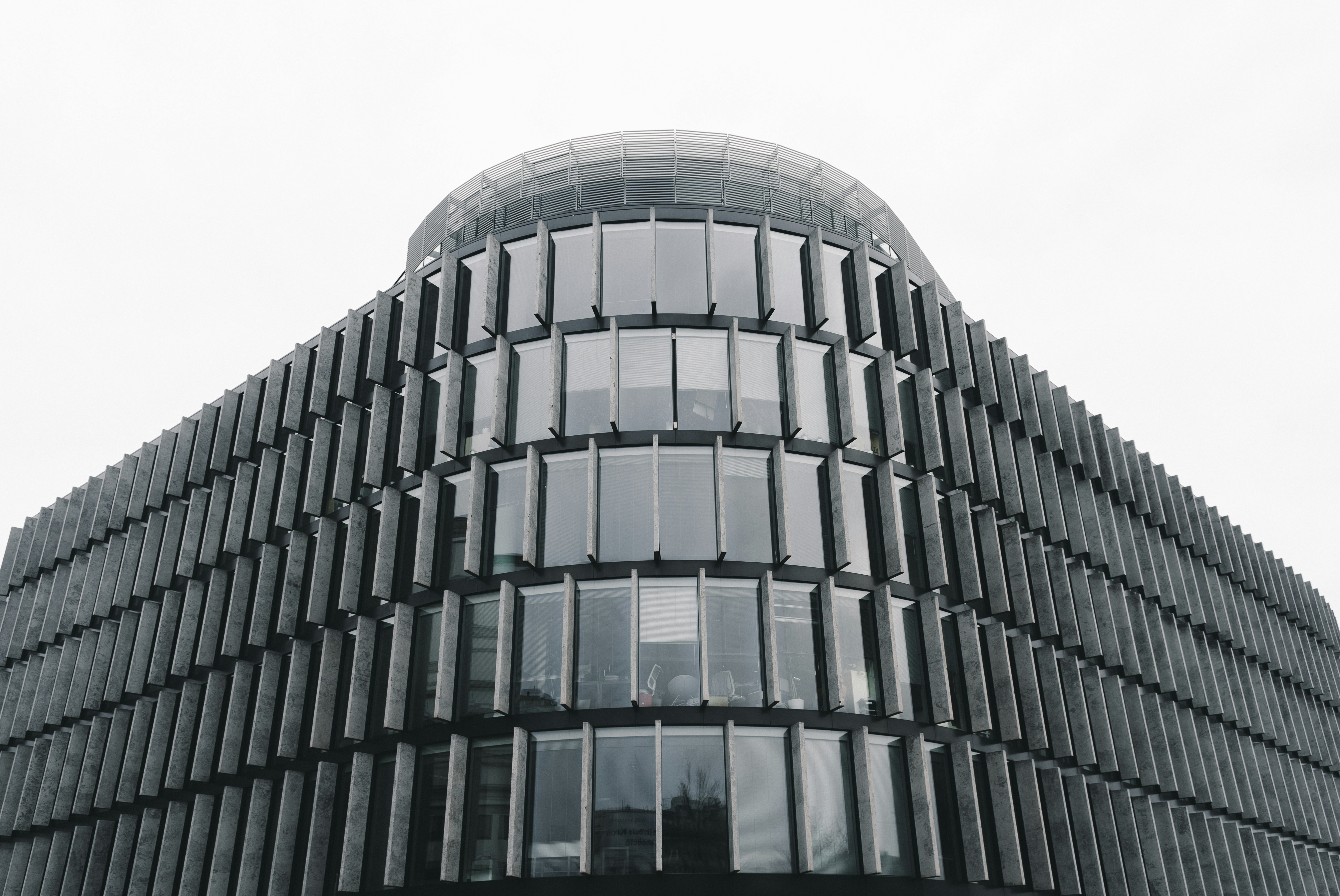 a very tall building with lots of windows