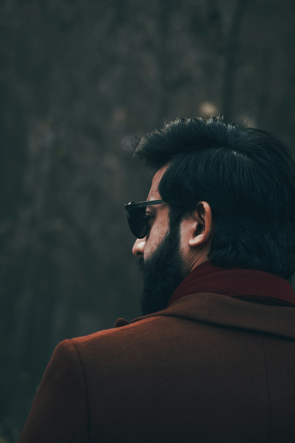 a man with a goatee and a beard wearing sunglasses