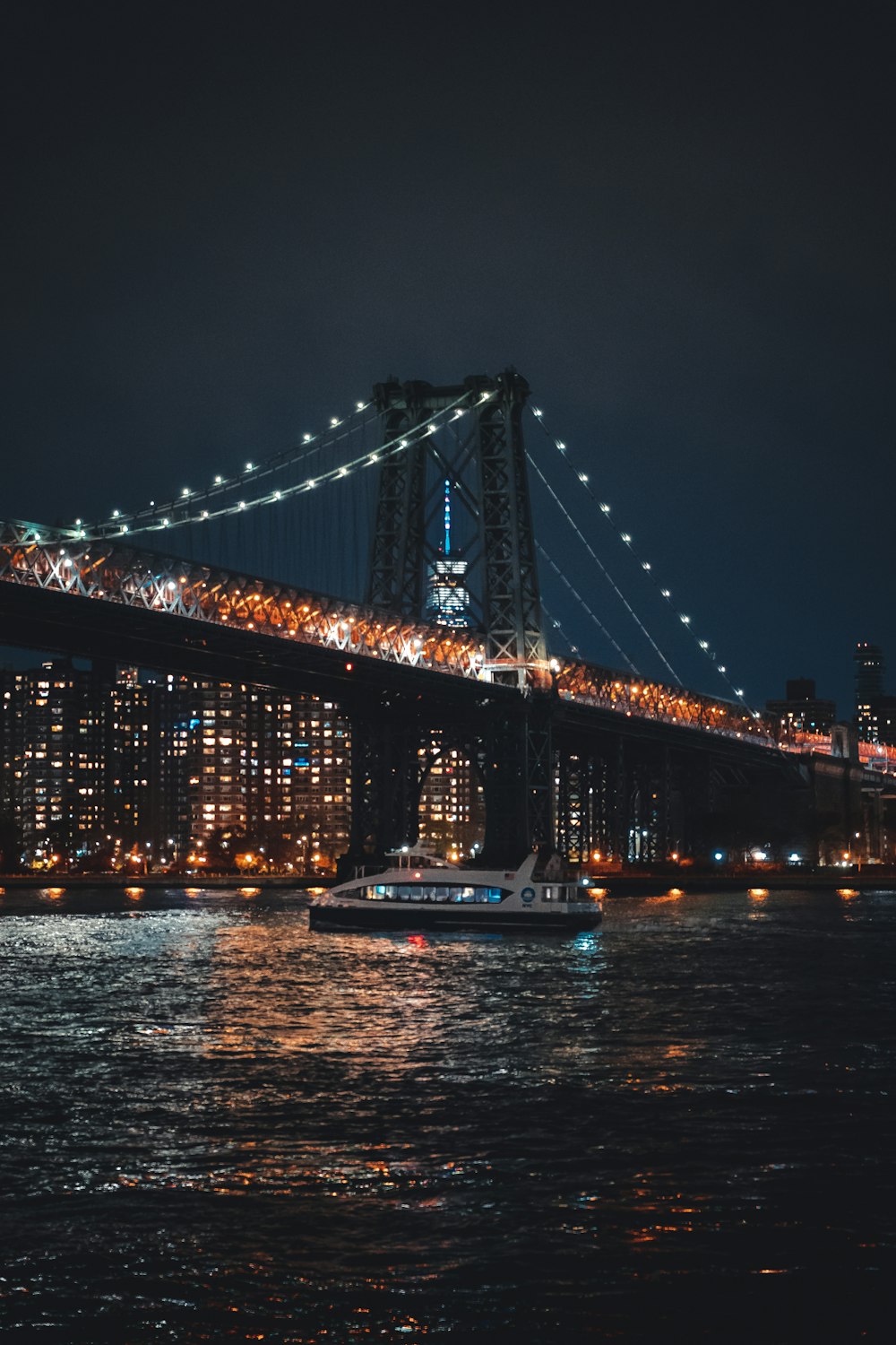 a large bridge over a large body of water