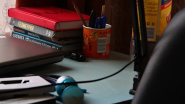 a desktop computer sitting on top of a desk