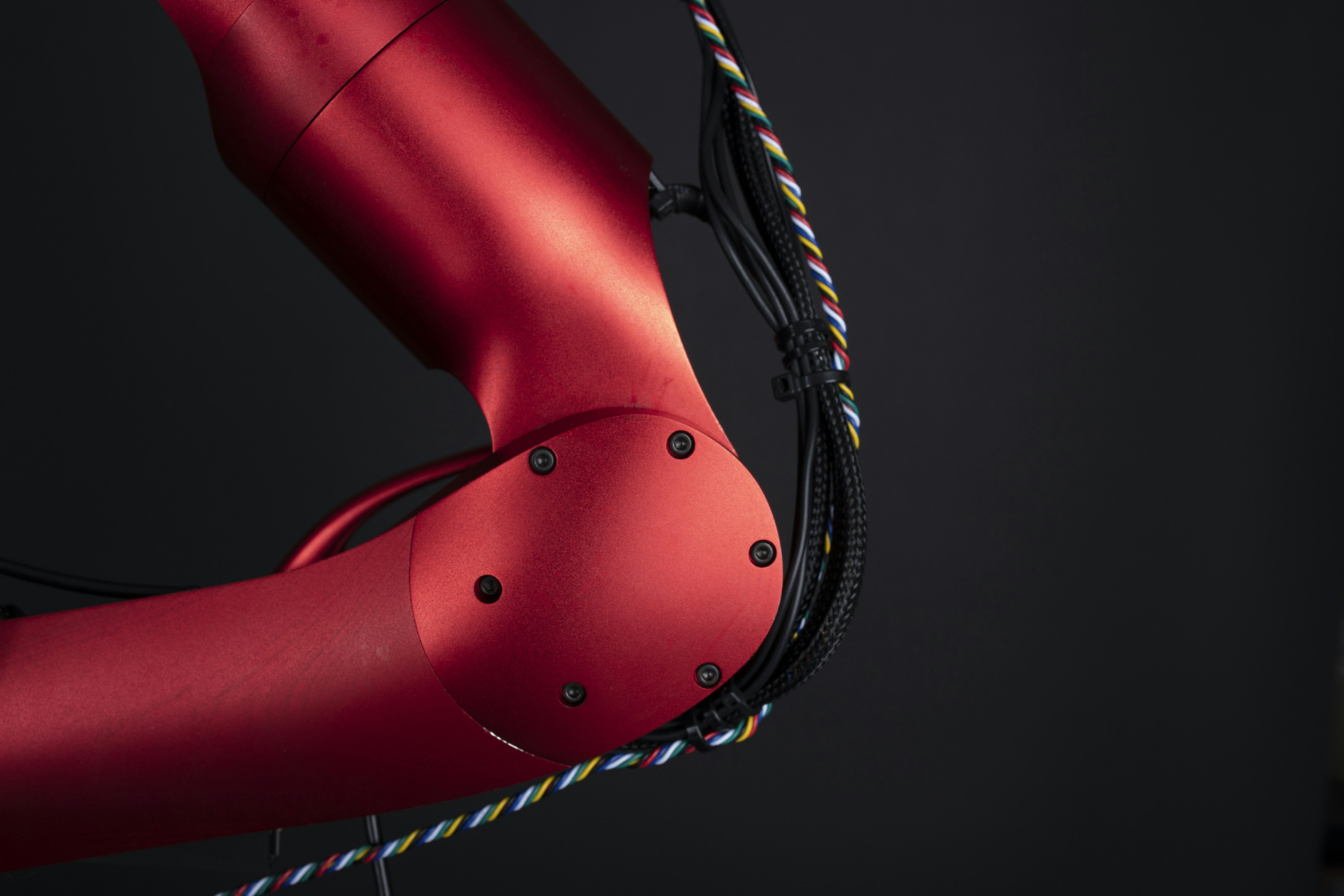 close up view of high torque robotic actuator and precision joint