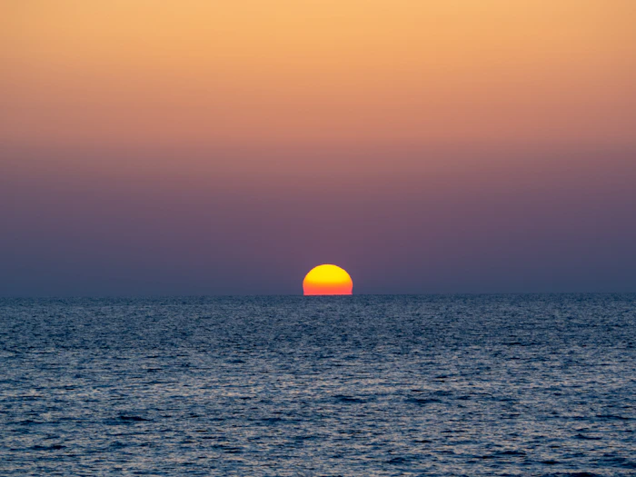 Ocean sunset