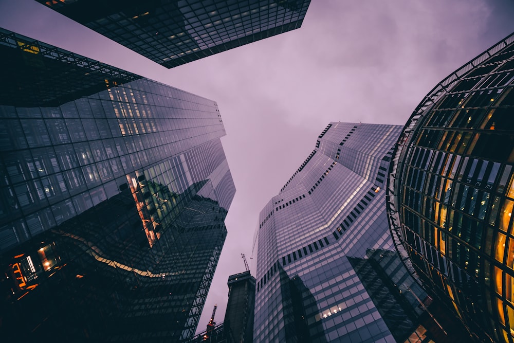 a group of buildings that are next to each other