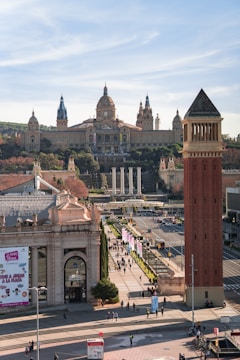 a large building with a clock tower on top of it