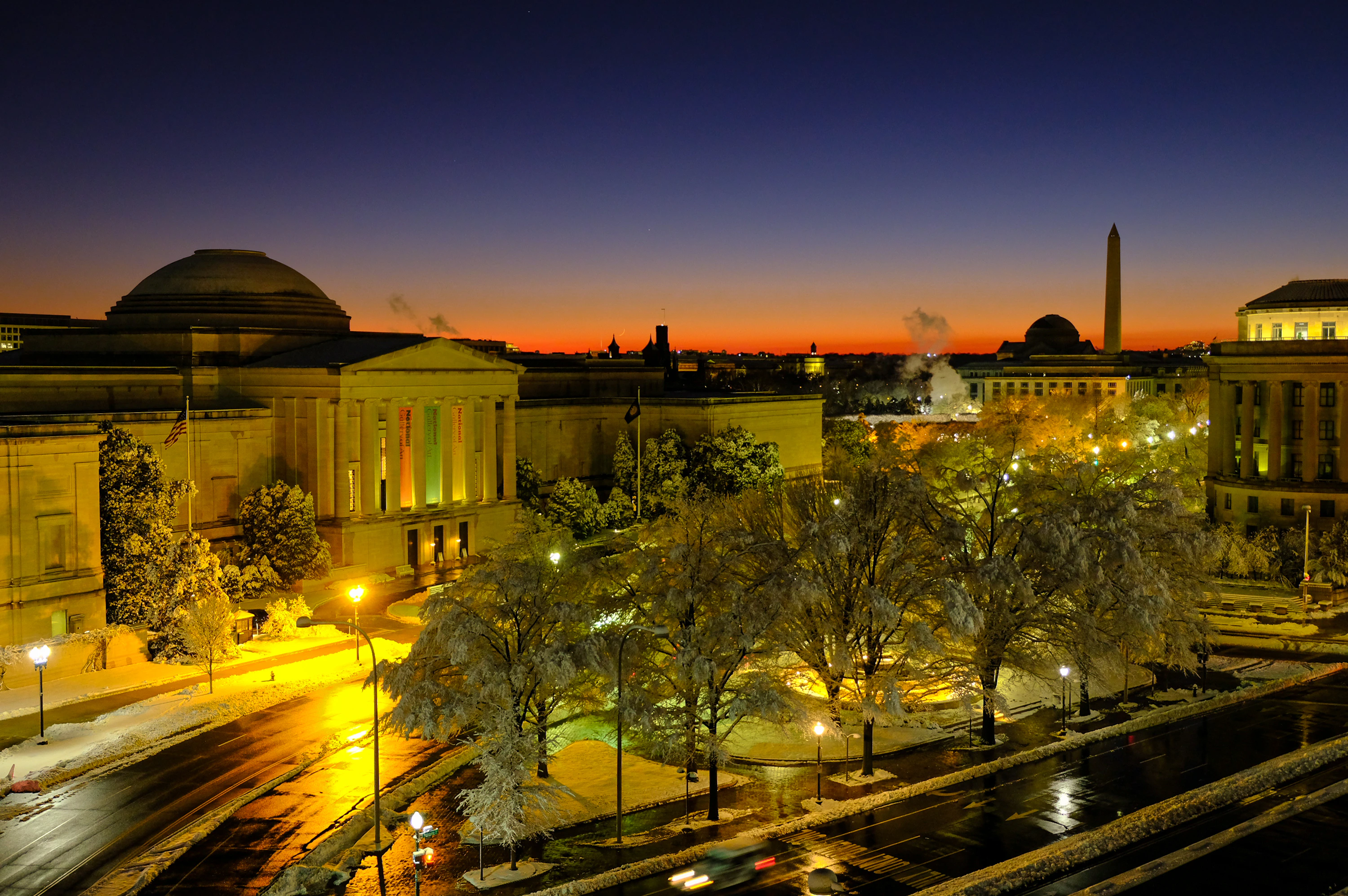 Washington, D.C. skyline at night