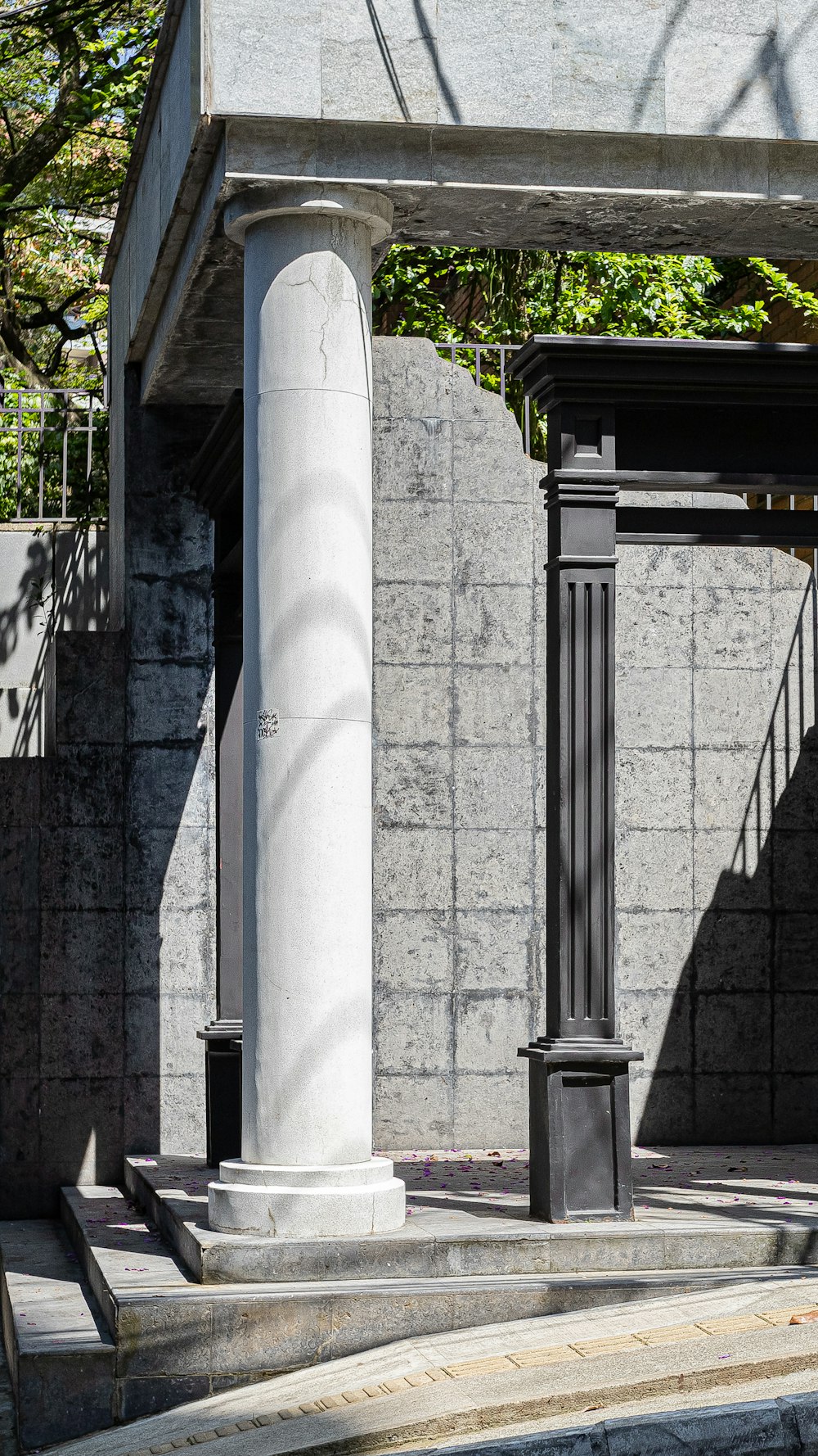 a man riding a skateboard down a set of stairs