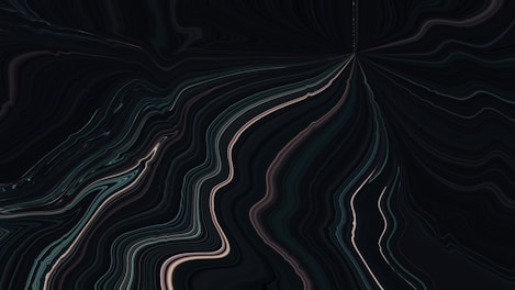 an abstract black and white background with wavy lines