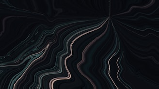 an abstract black and white background with wavy lines