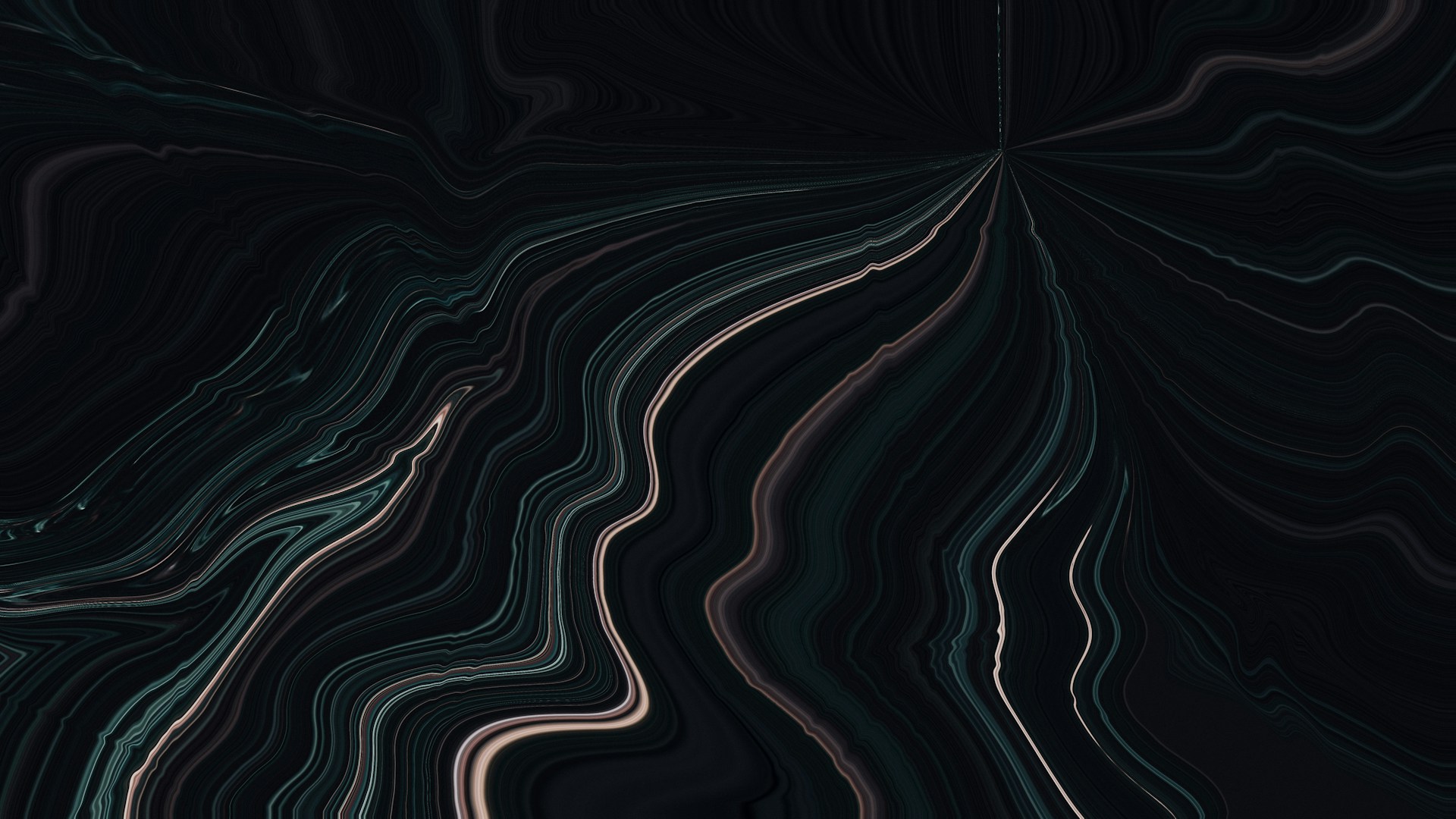 an abstract black and white background with wavy lines